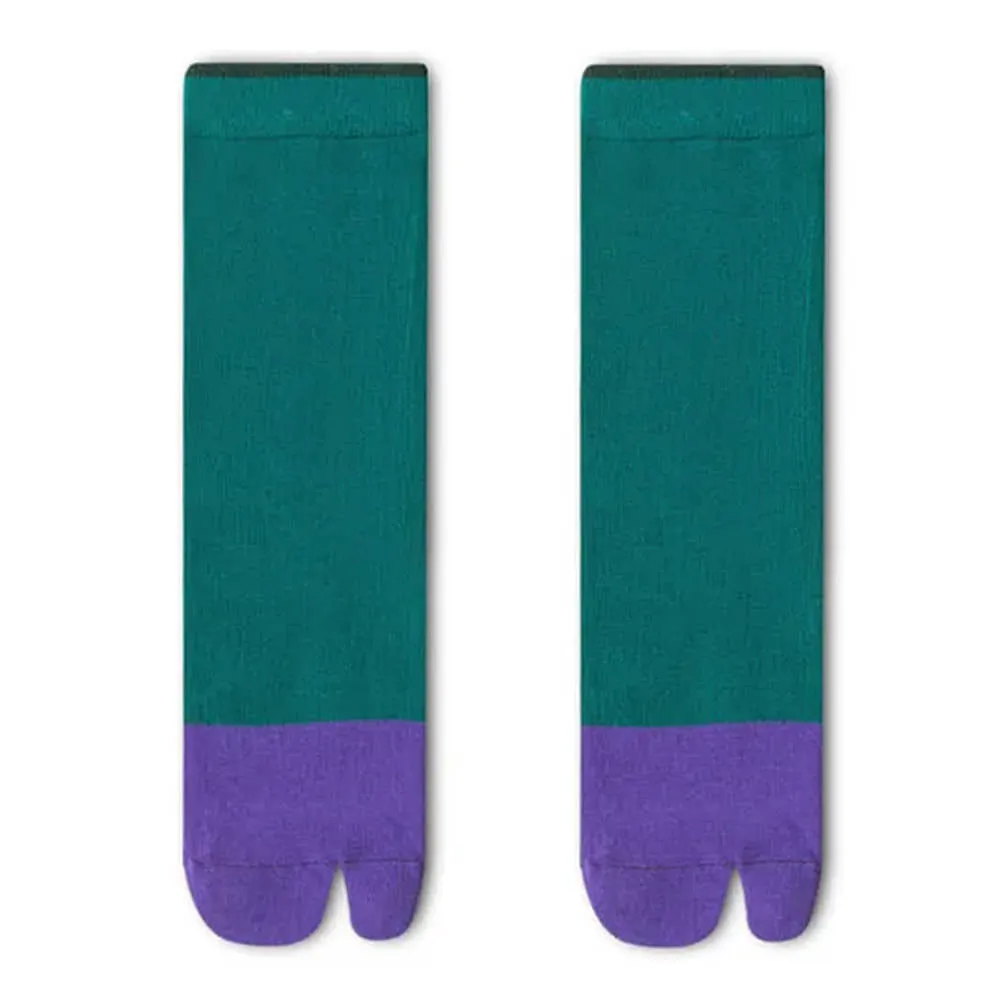 Color Block Split Toe Tabi Socks