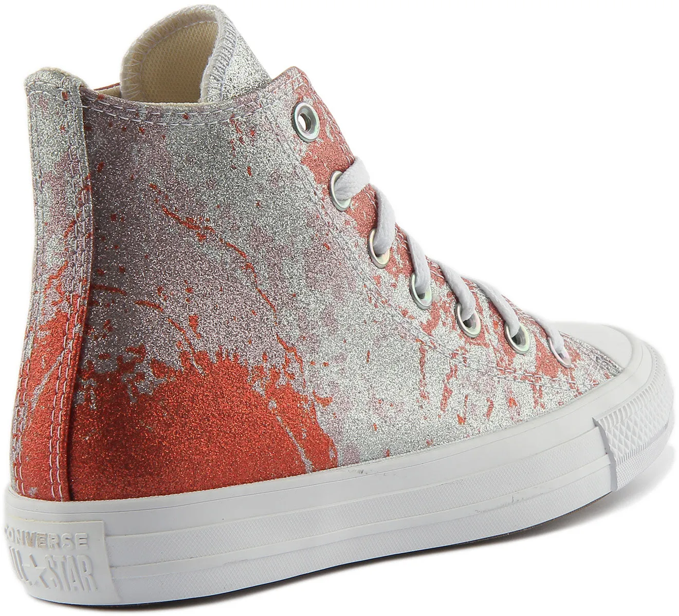 Converse All Star 571375 In Silver GlitterFor Women