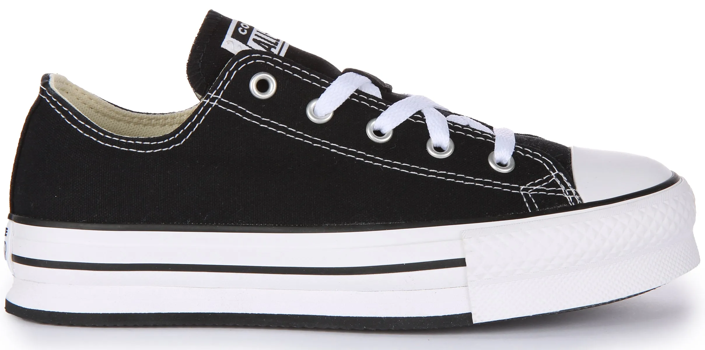 Converse All Star Lift 272857C In Black White For Junior