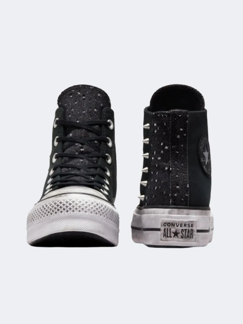 Converse All Star Lift Chrome Women Lifetsyle Shoes Black/Silver