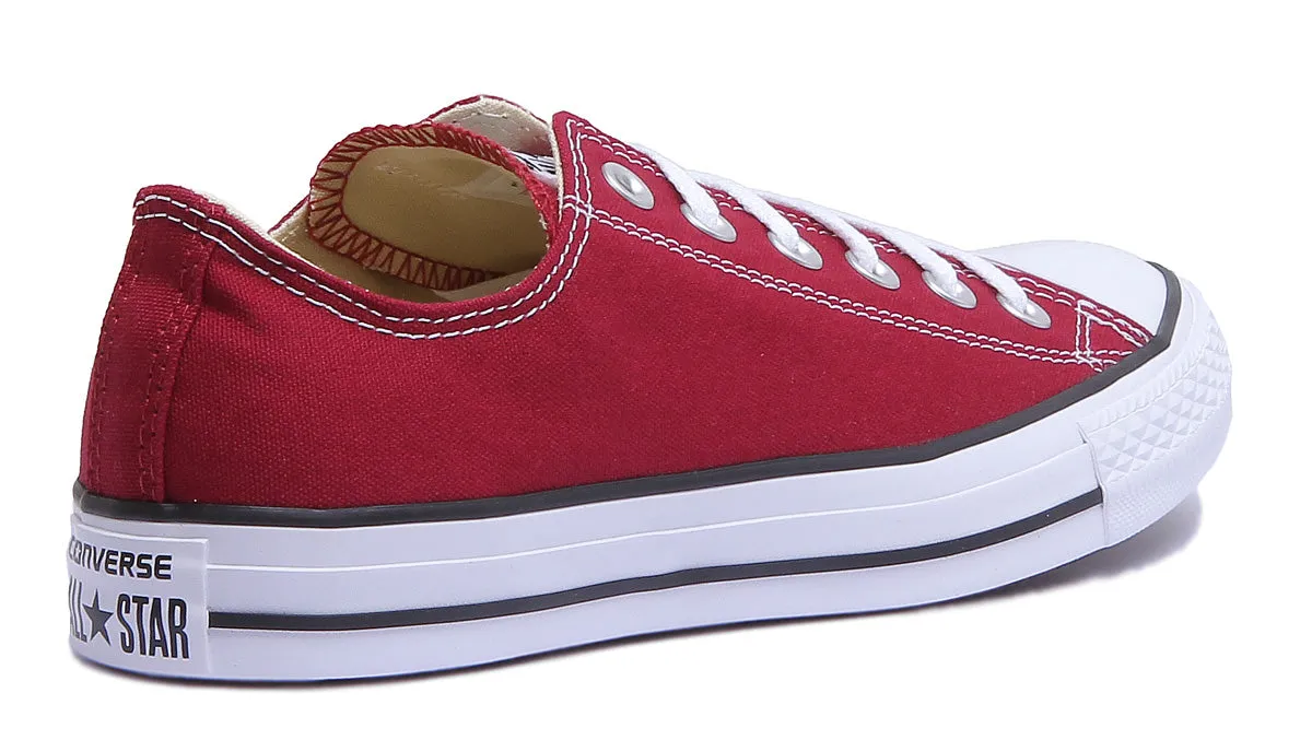 Converse M9691 All Star Low Trainer In Maroon