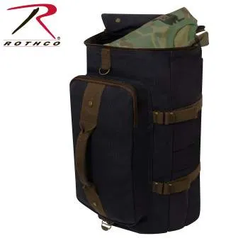 Convertible Canvas Duffle / Backpack - 19 Inches