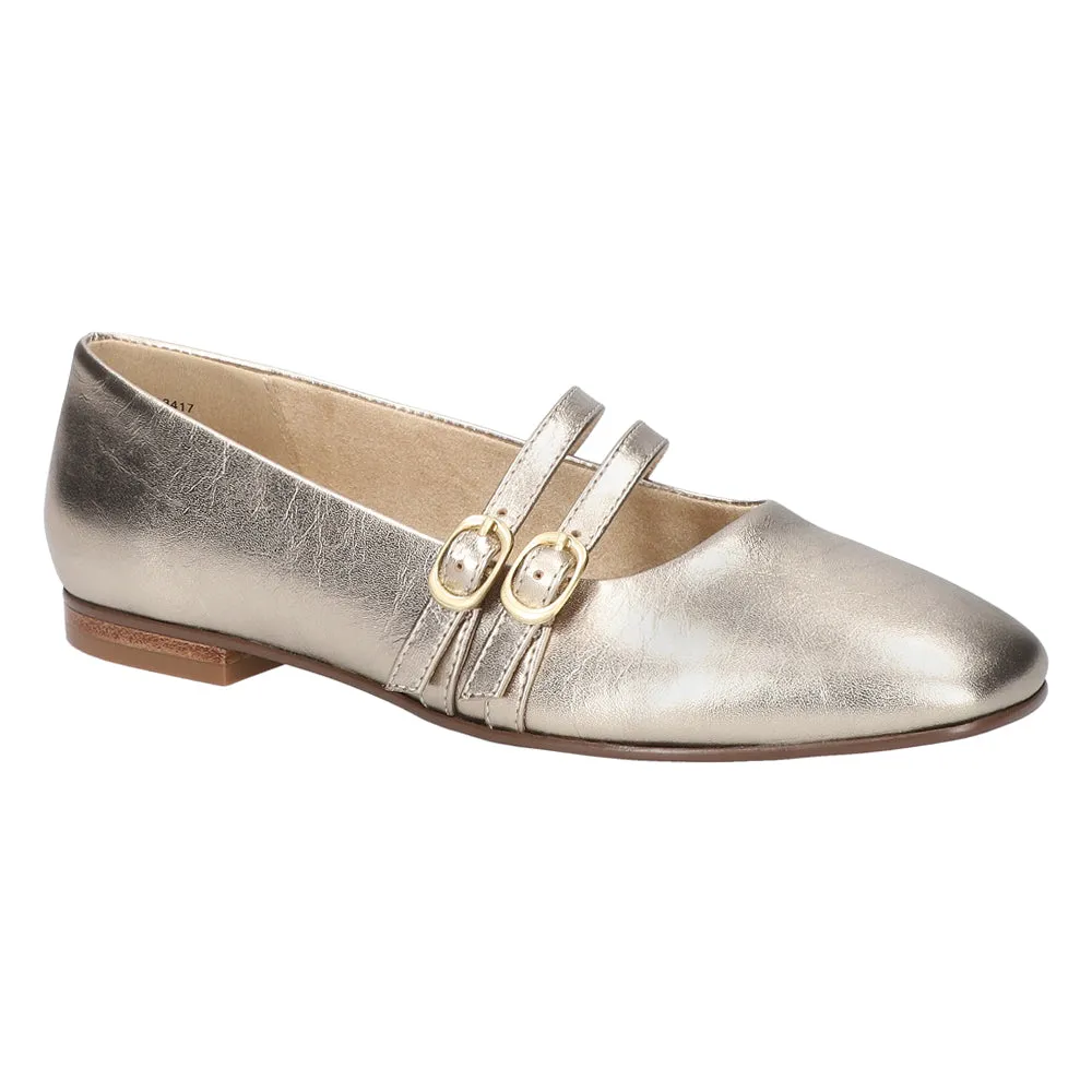 Davenport Metallic Mary Jane Flats