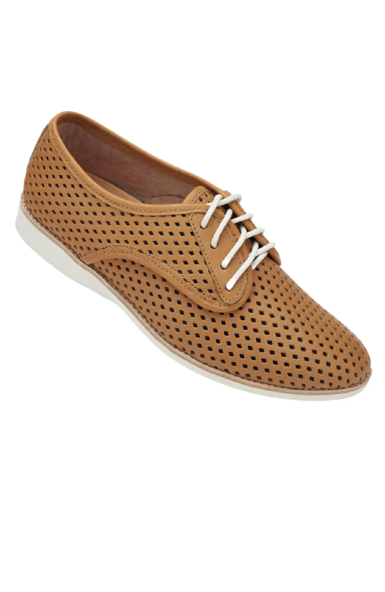 Derby Punch Overlay Tan Black