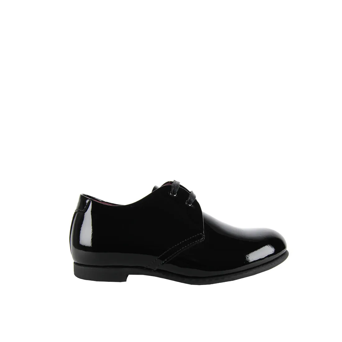 Dolce & Gabbana Black Patent Derby Shoes