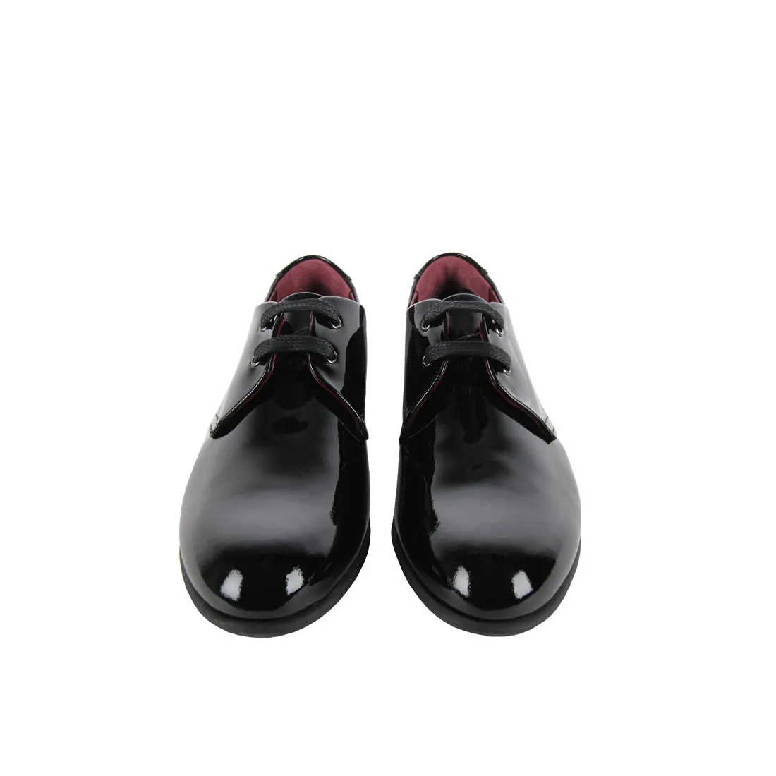 Dolce & Gabbana Black Patent Derby Shoes