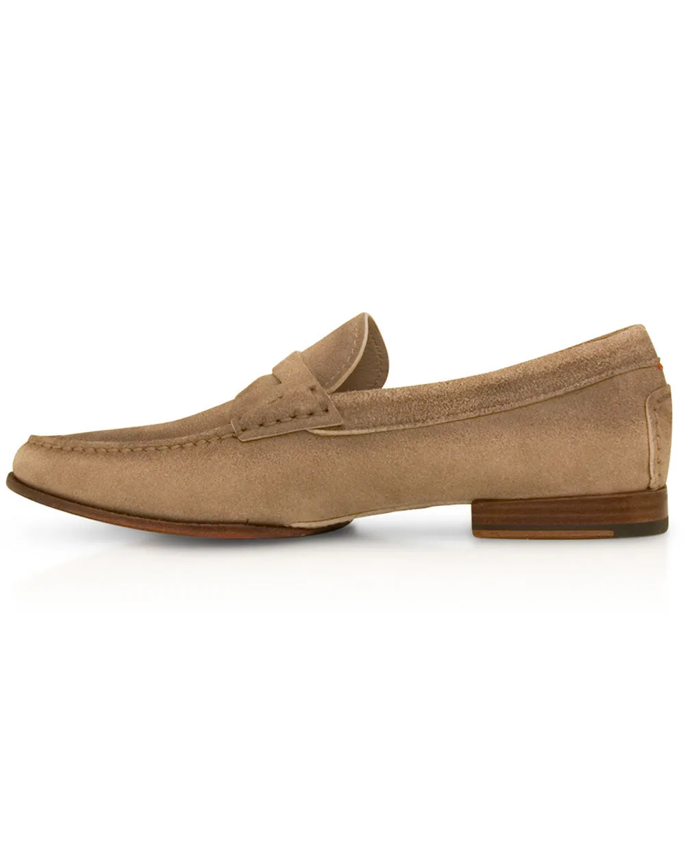 Dousing Suede Loafer in Beige