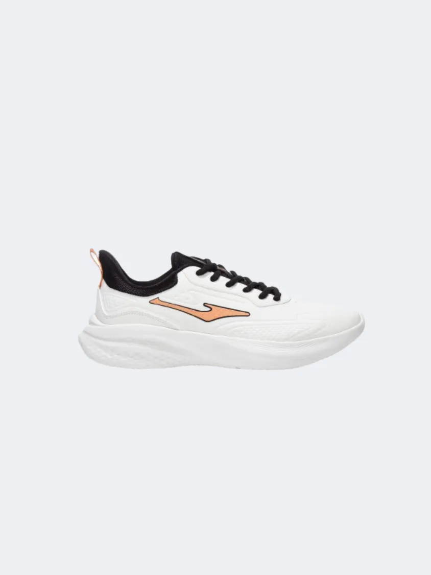 Erke Cushioning Men Running Shoes White/Orange