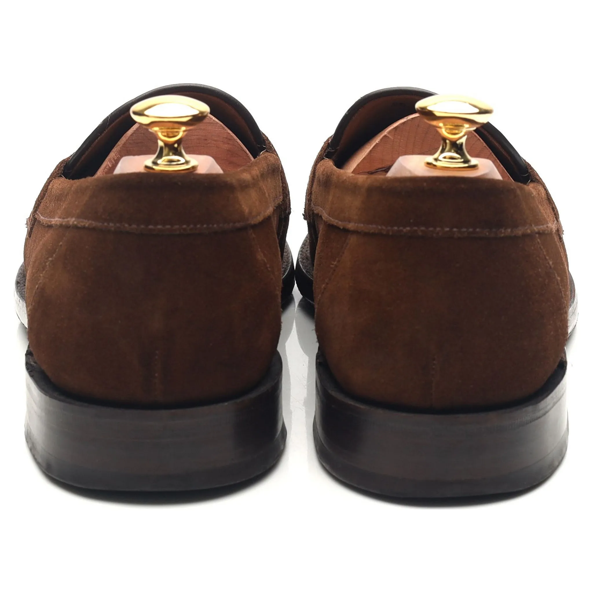 'Eton' Brown Suede Loafers UK 9.5 F