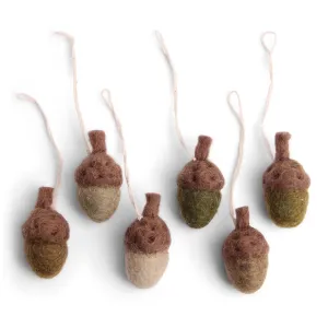 Felt Acorn Ornament