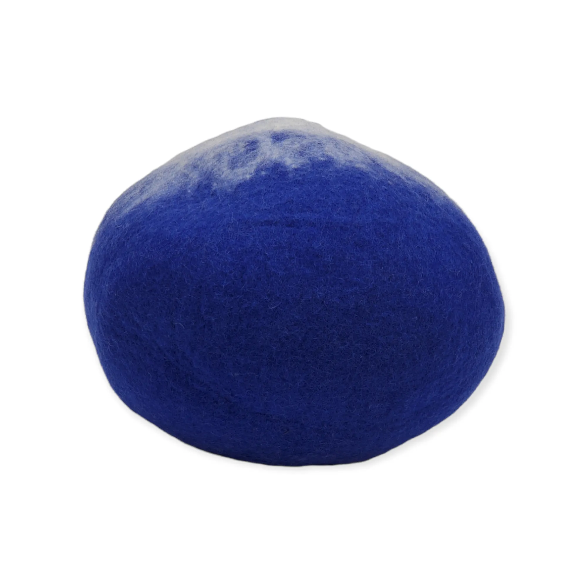 Felt Cat Cave, Royal Blue and White