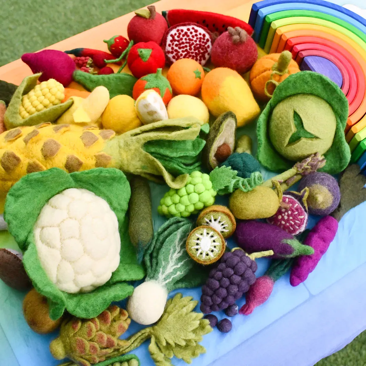 Felt Fruit & Vegetable Set - 11 Pieces