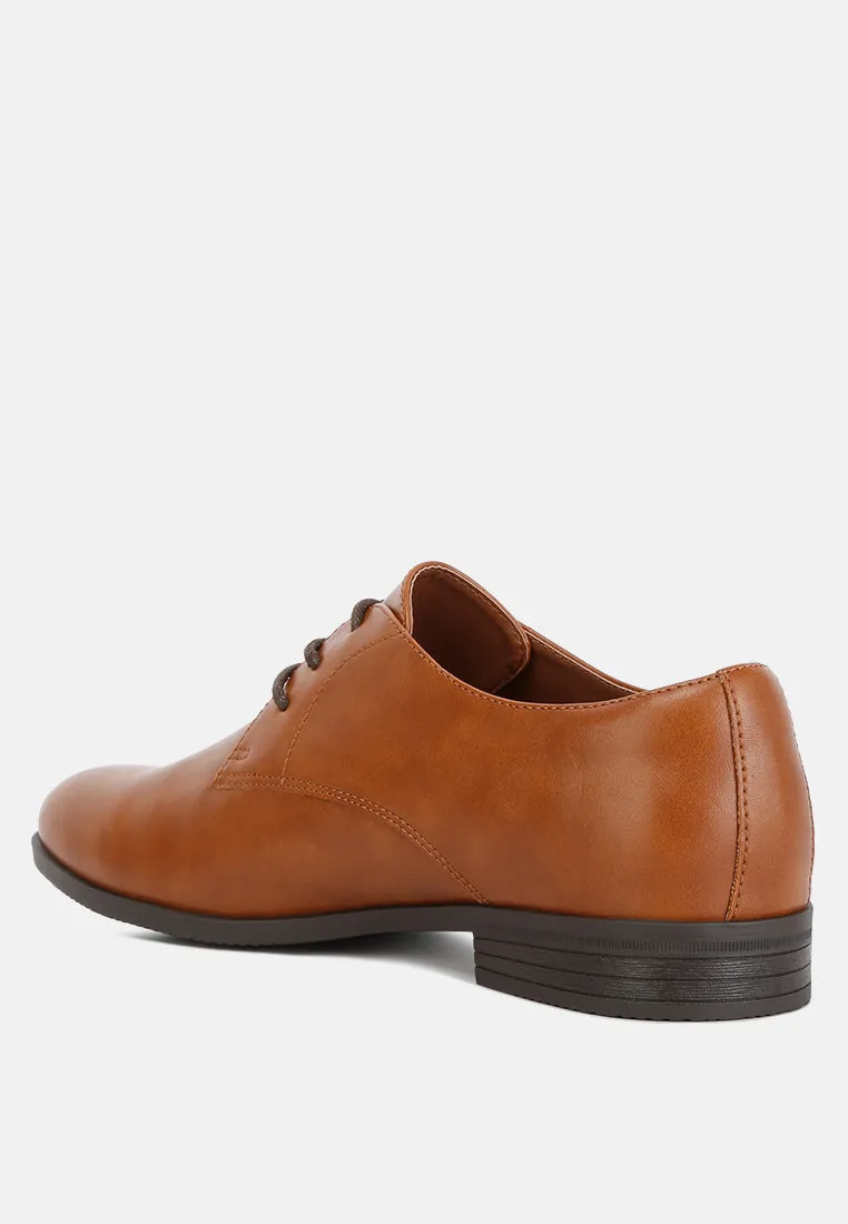 Finch Minimalist Men Derby Shoes