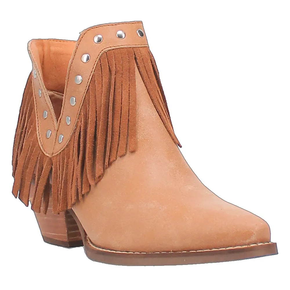 Fine N' Dandy Fringe Studded Snip Toe Cowboy Boots