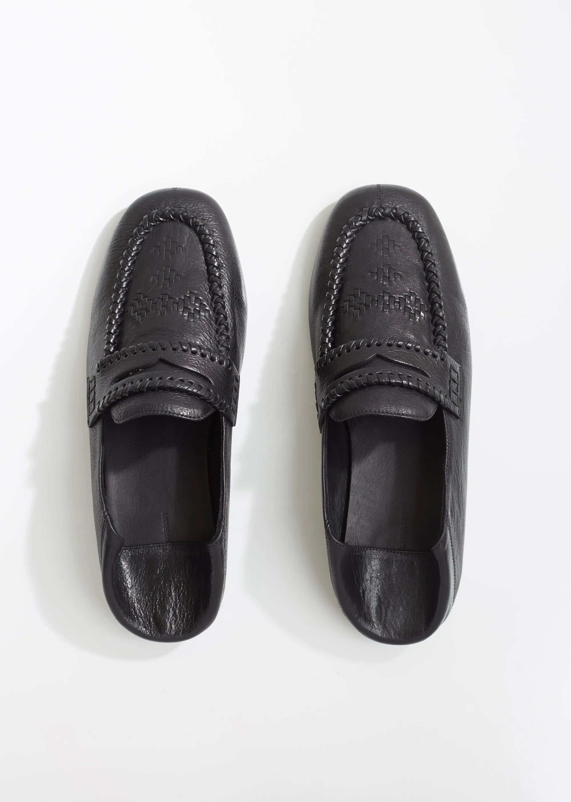 Firven Braided Leather Loafers