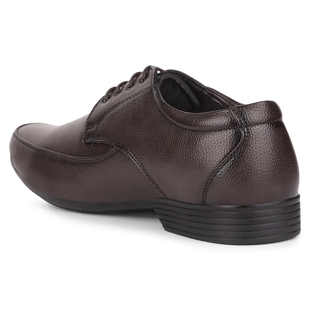 Fortune By Liberty HIL-10 Formal Derby Shoes For Men - Brown