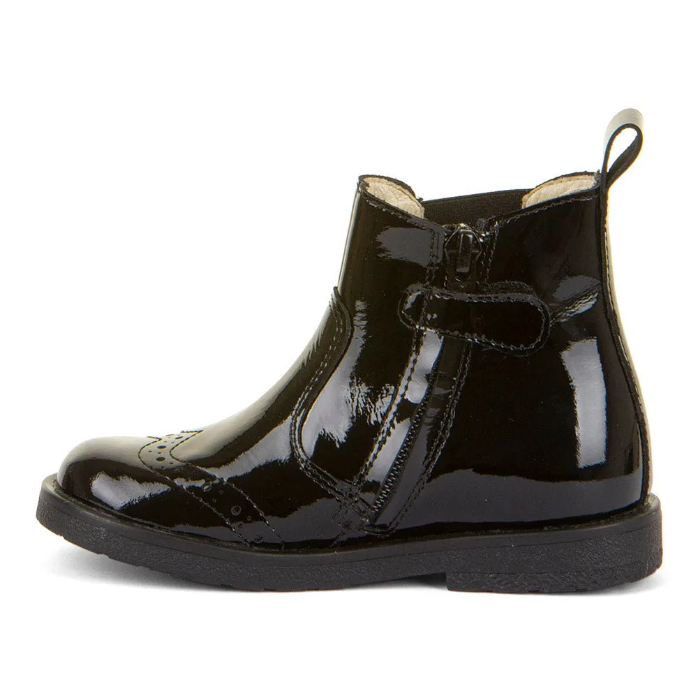 Froddo: Chelys School Boots - Black Patent