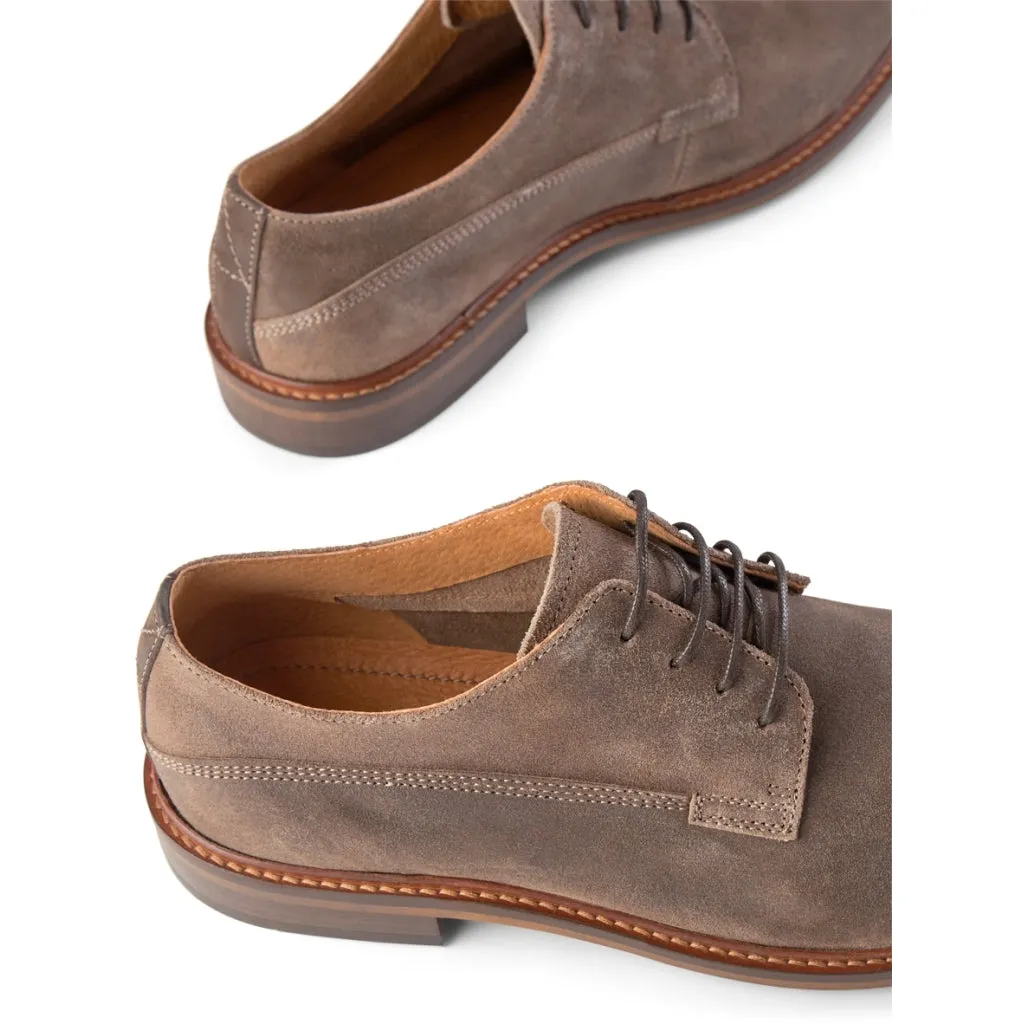 Frontier Suede Derby - TAUPE