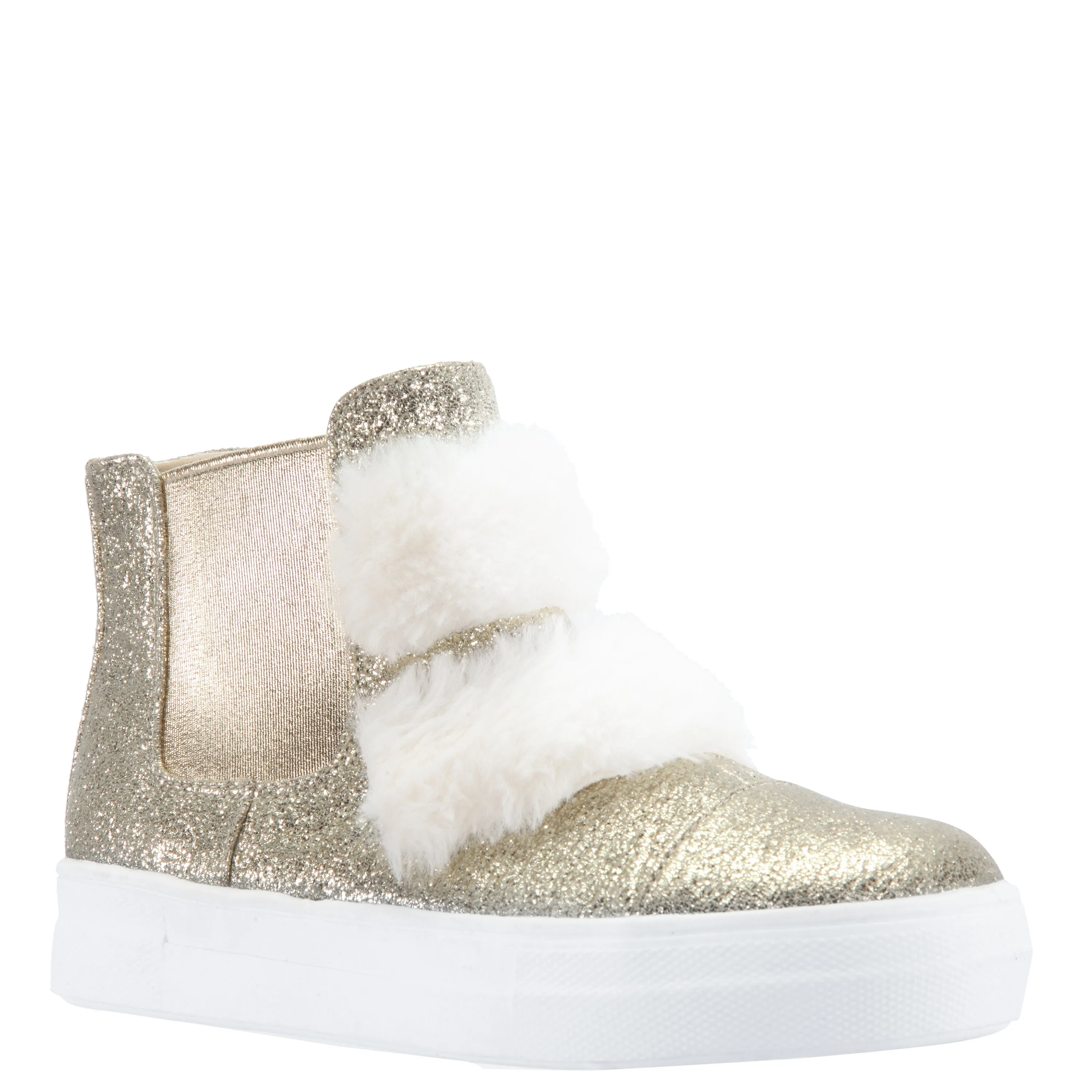 Fur Metallic High Top