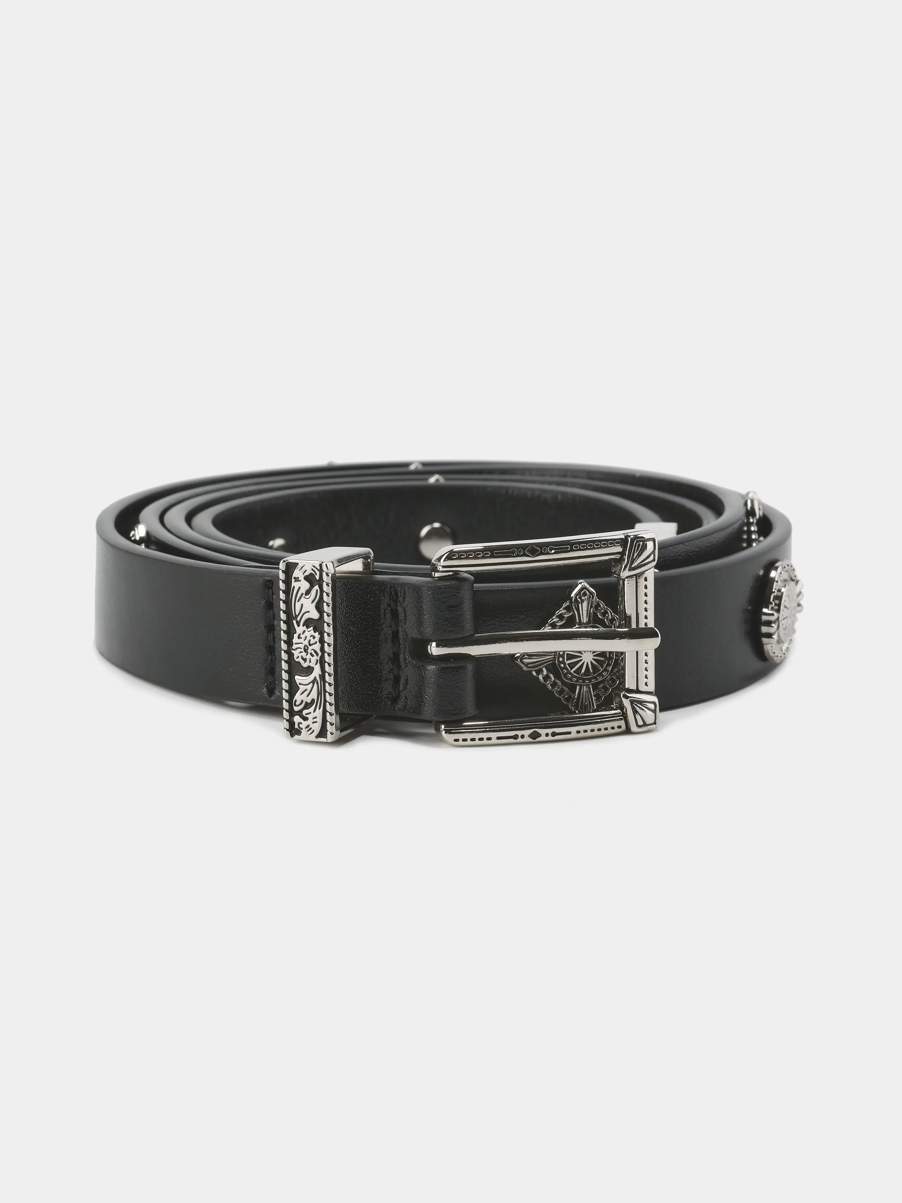 Future Darkness Studded Leather Belt