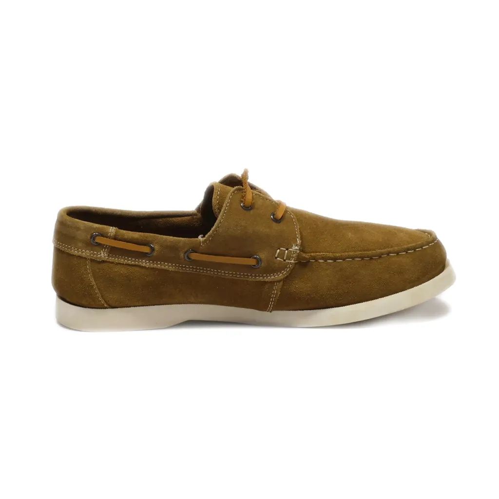 Gemo Loafers Suede Brown Colour For Men