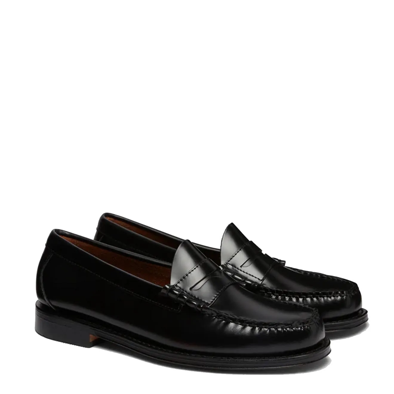 G.H.Bass Weejuns Larson Penny Loafers Black Leather