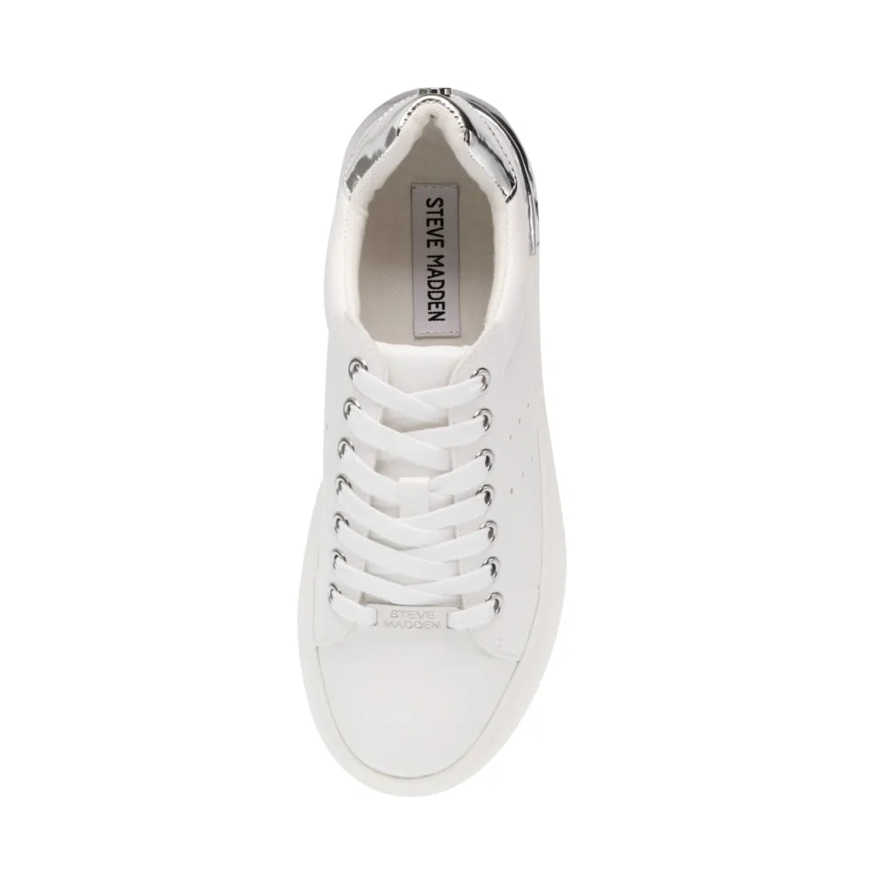 Glacial Sneaker WHITE/SILVER