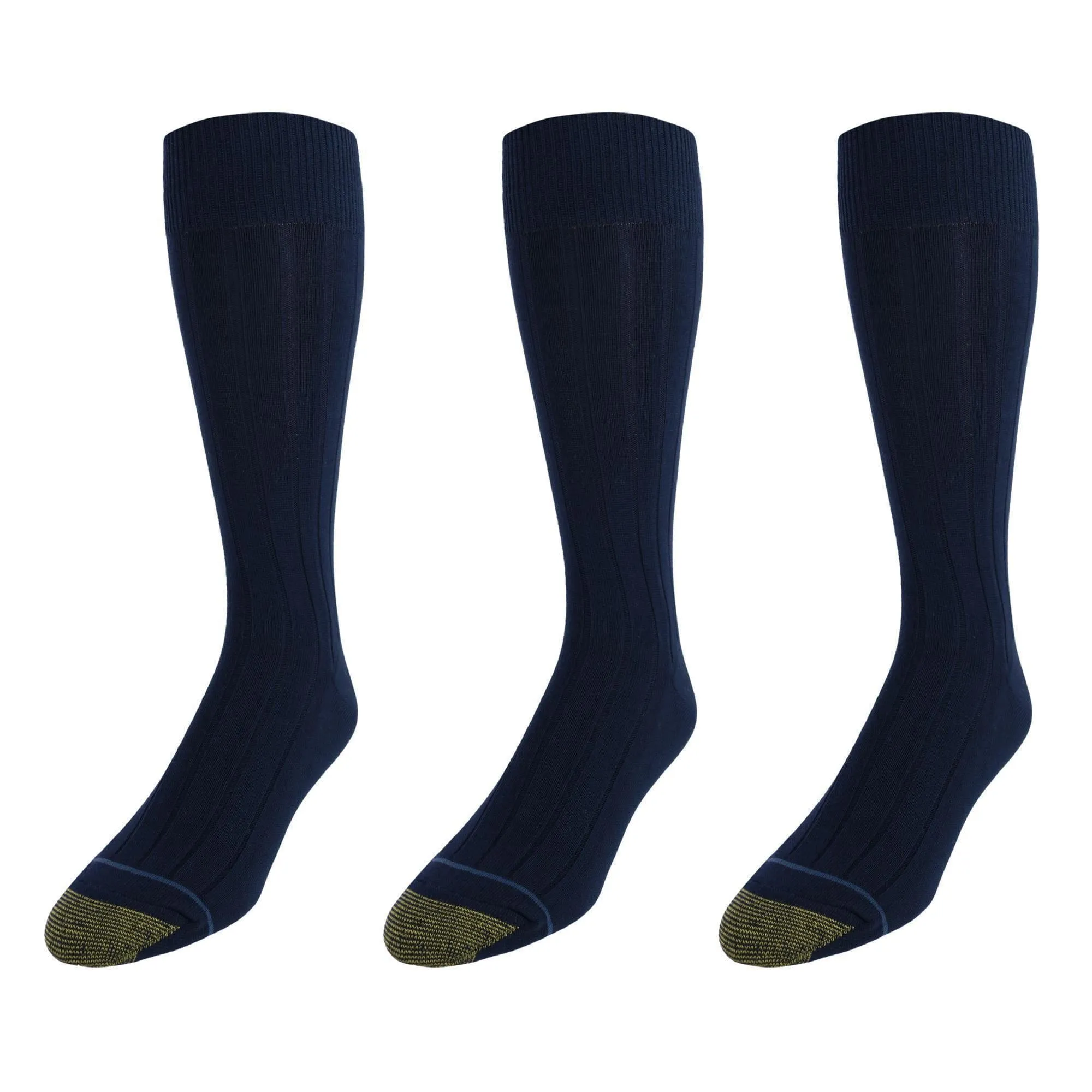 Gold Toe Mens Hampton Casual Dress Socks (Pack of 3)