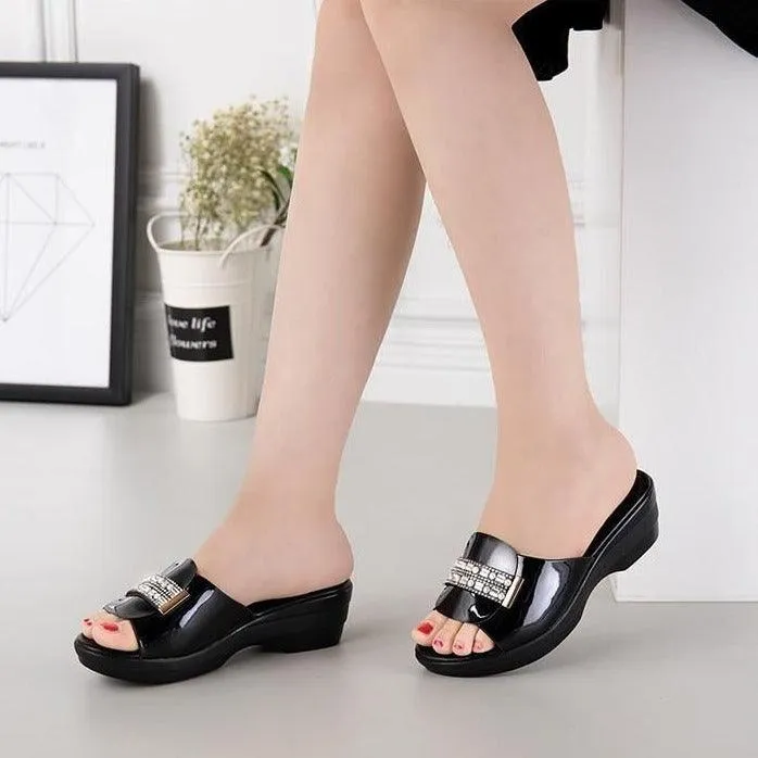 GRCL0513 Women's Leather Casual Shoes Sandals