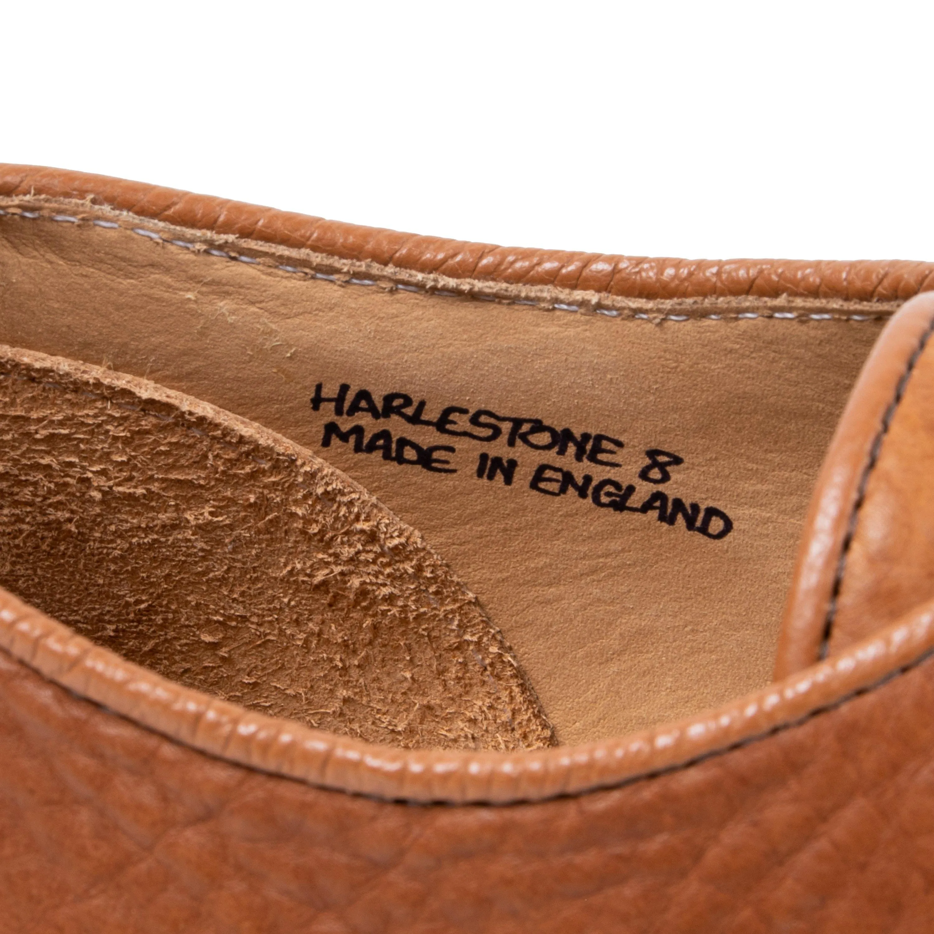 Harlestone Derby - Black Veg Tan Calf