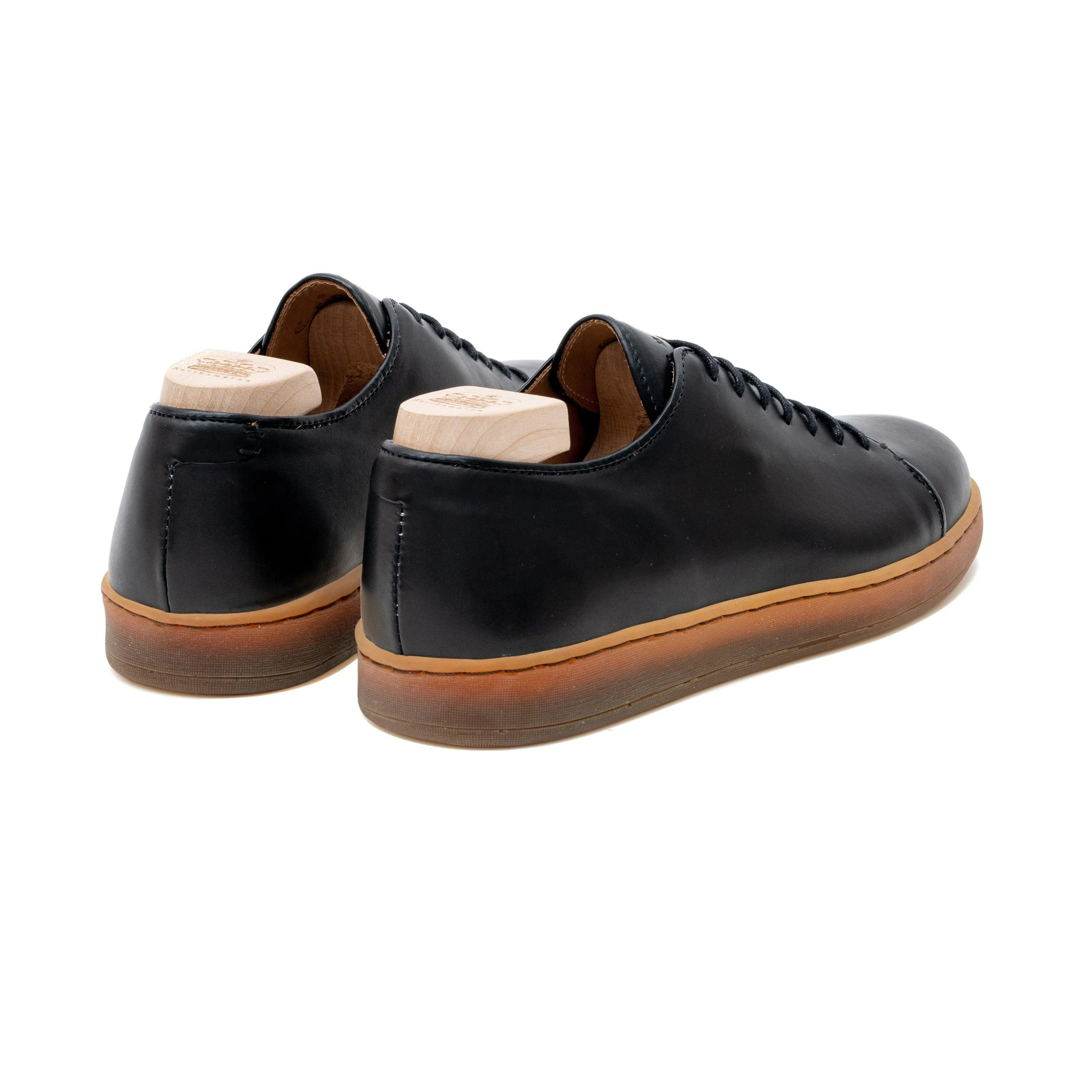 Harlestone Derby - Black Veg Tan Calf