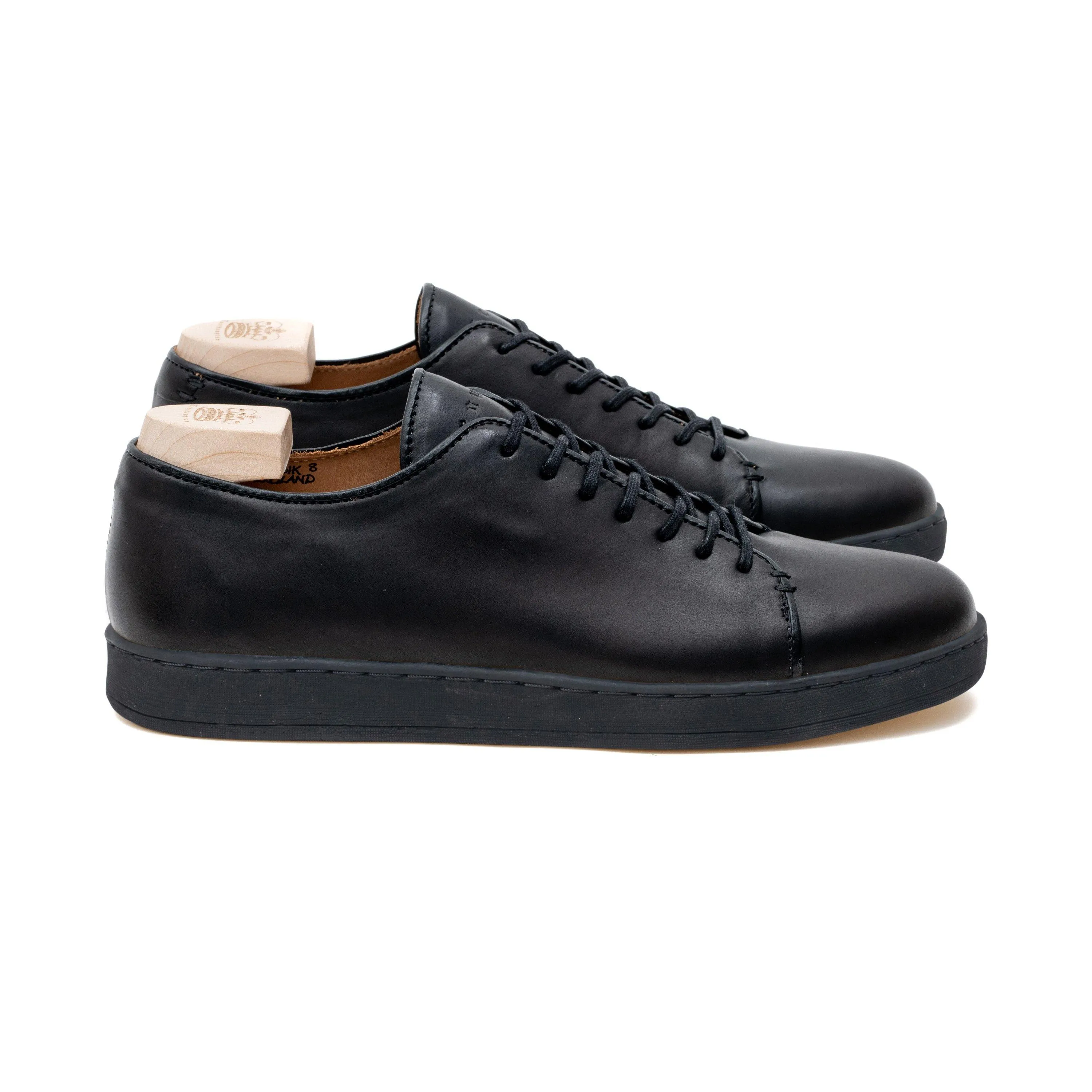 Harlestone Derby - Black Veg Tan Calf