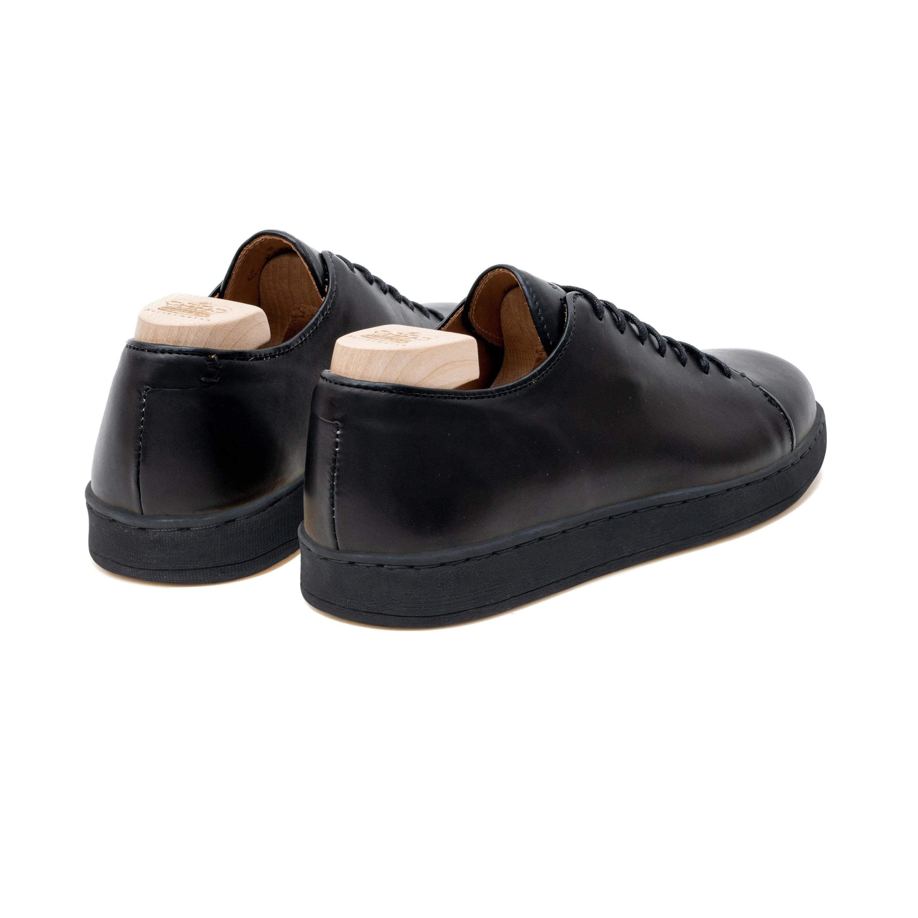 Harlestone Derby - Black Veg Tan Calf