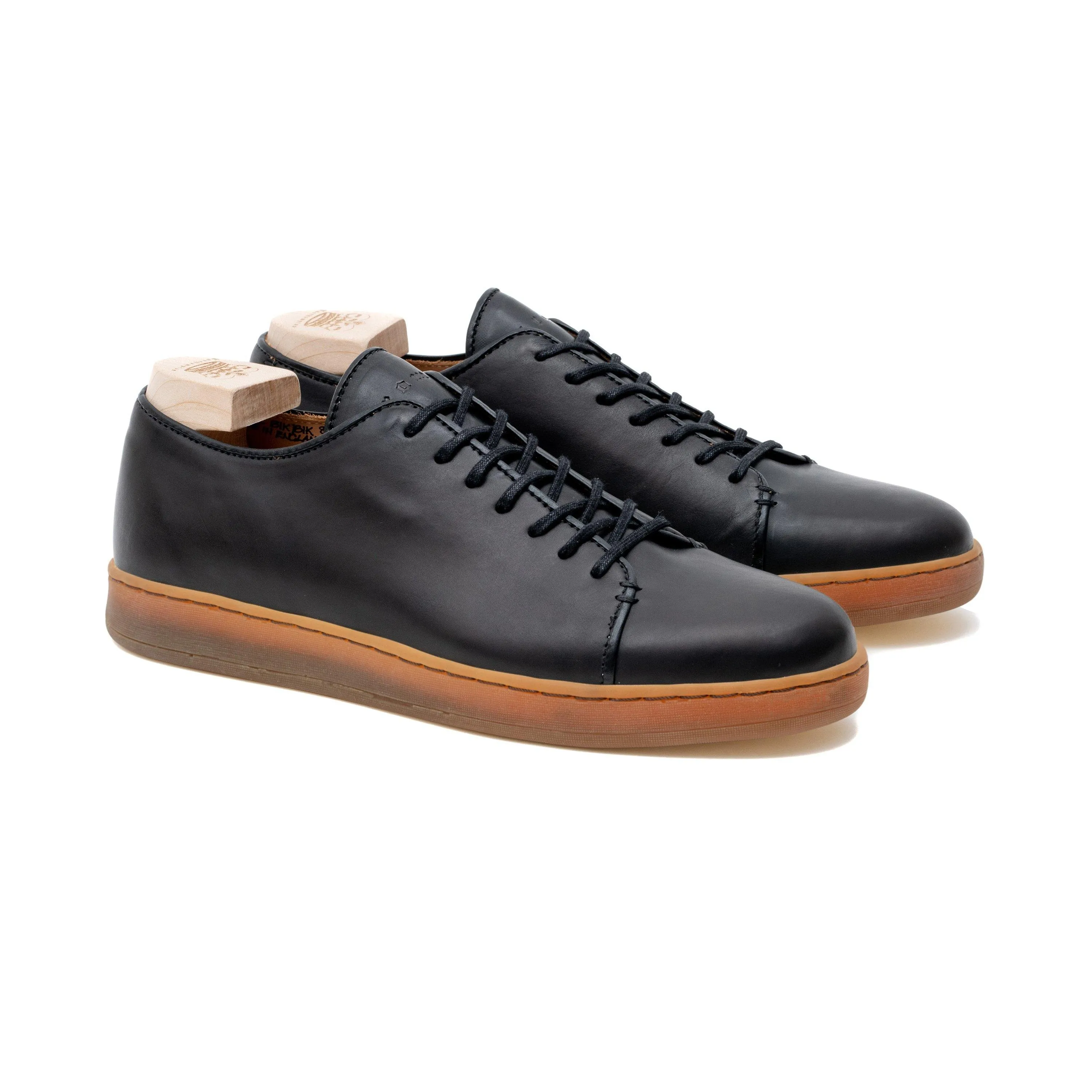 Harlestone Derby - Black Veg Tan Calf