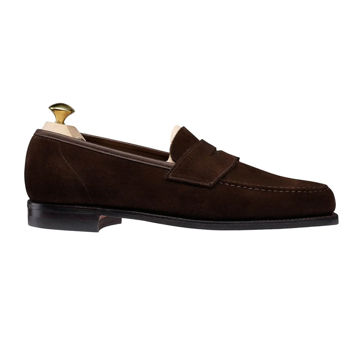 Harvard II Dark Brown Suede Penny Loafer