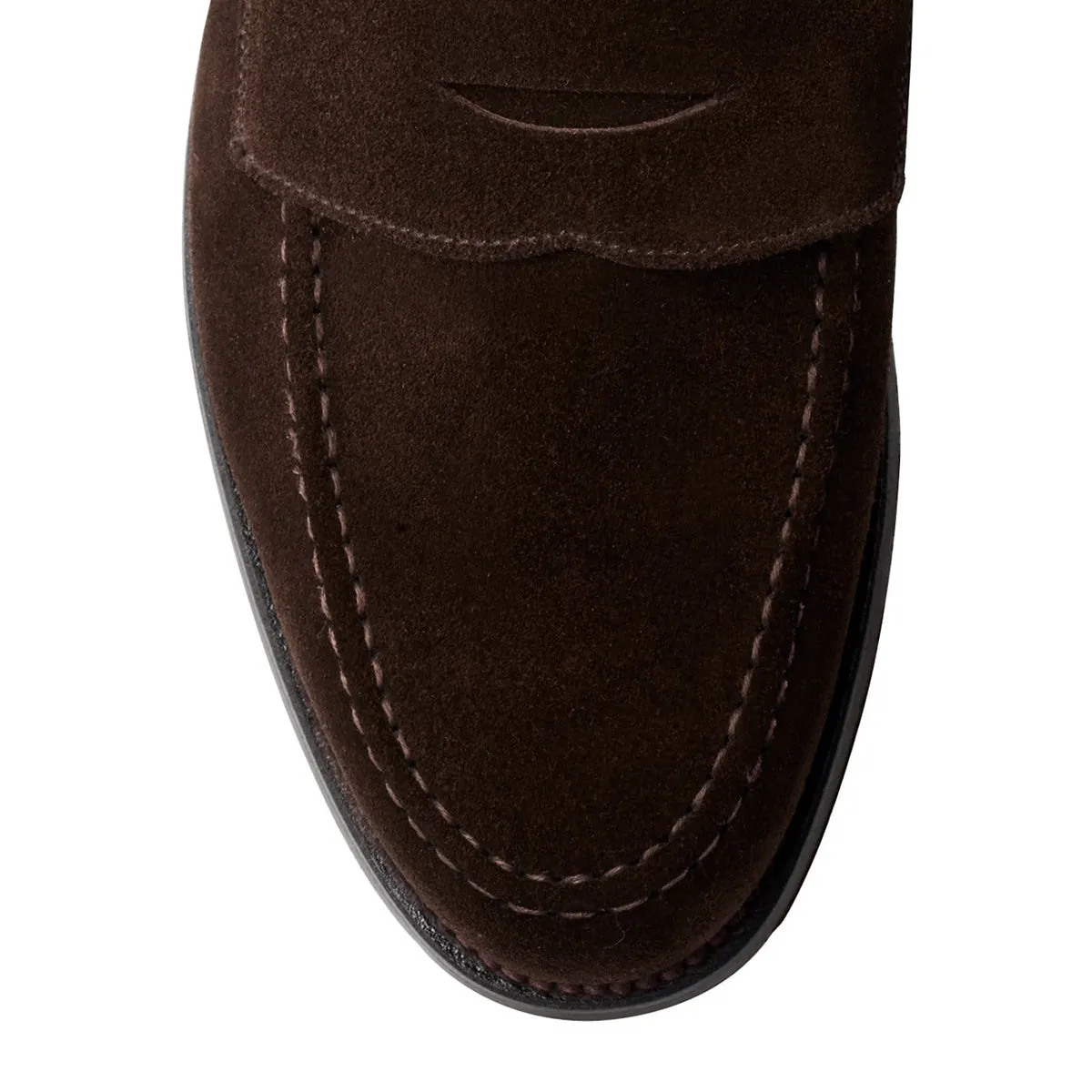 Harvard II Dark Brown Suede Penny Loafer