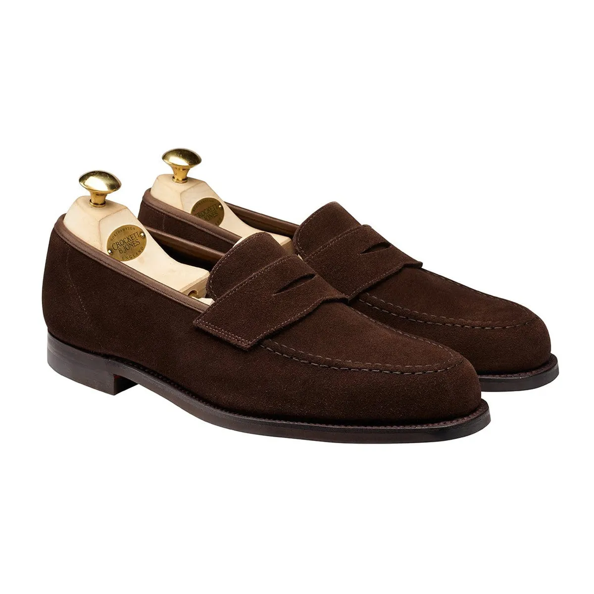 Harvard II Dark Brown Suede Penny Loafer