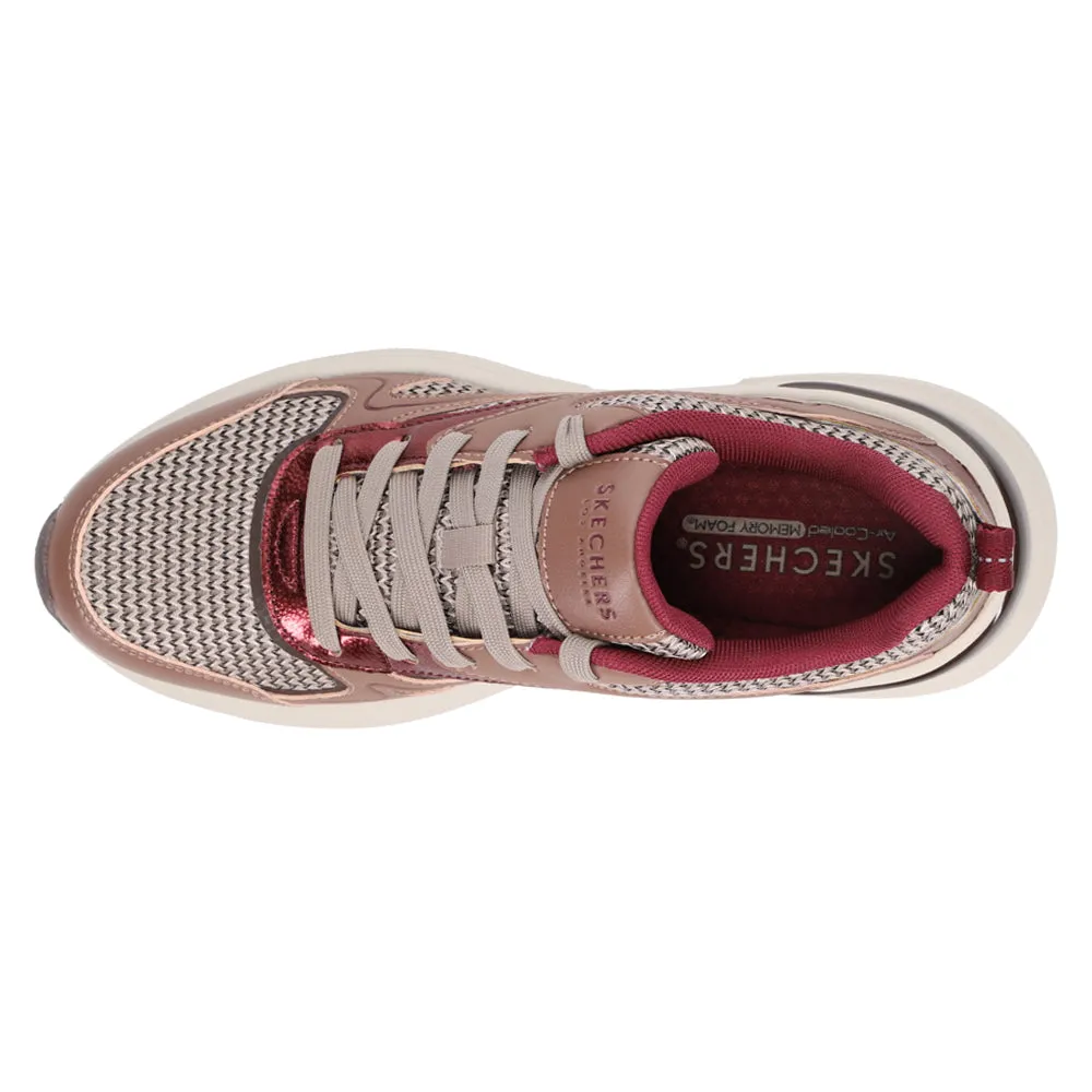 Hazel Metallic Soiree Lace Up Sneakers