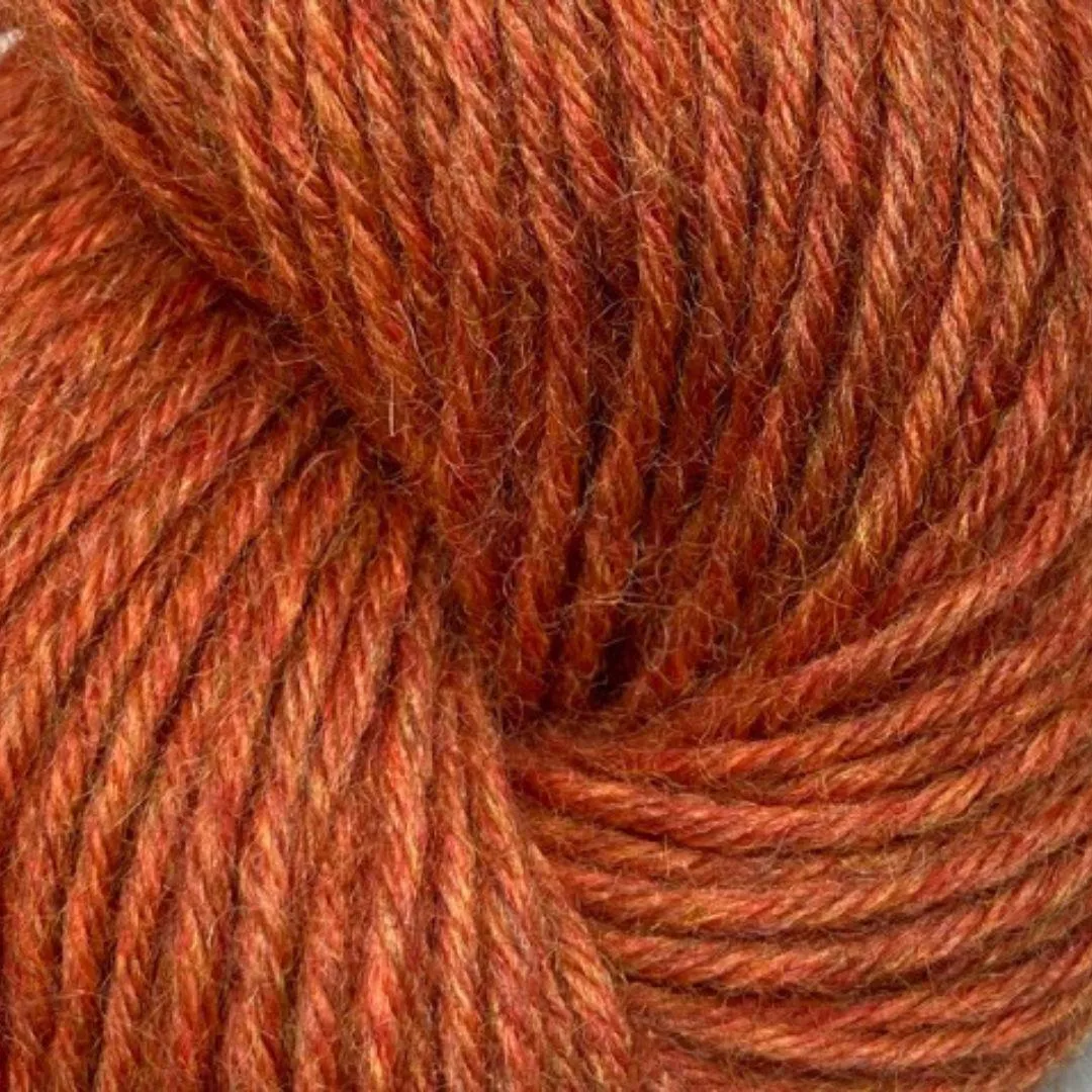 Heather Line Yarn Cones | 6/8 Worsted Weight | 1lb Cone, 740 Yards | Blended Wool