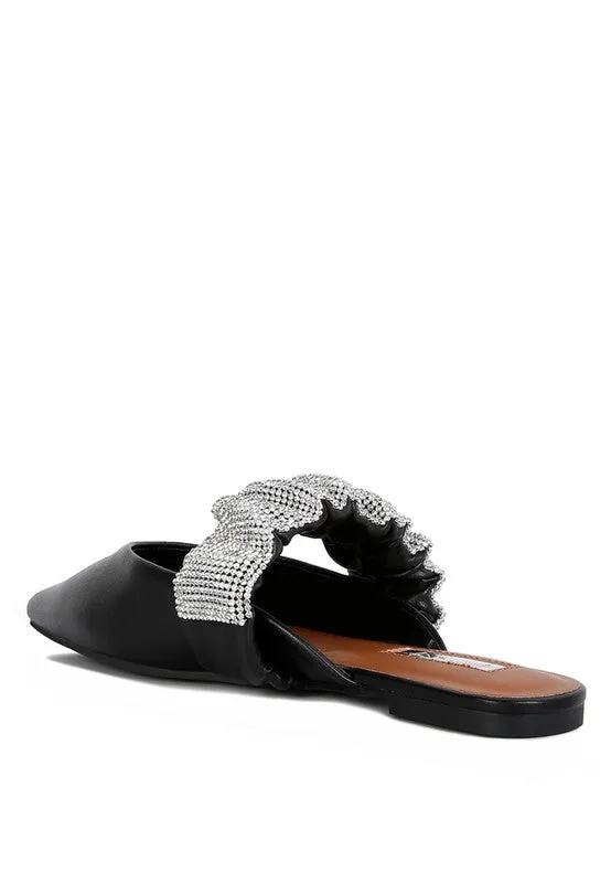 Hemessen -  Strap Flat Mules For Women