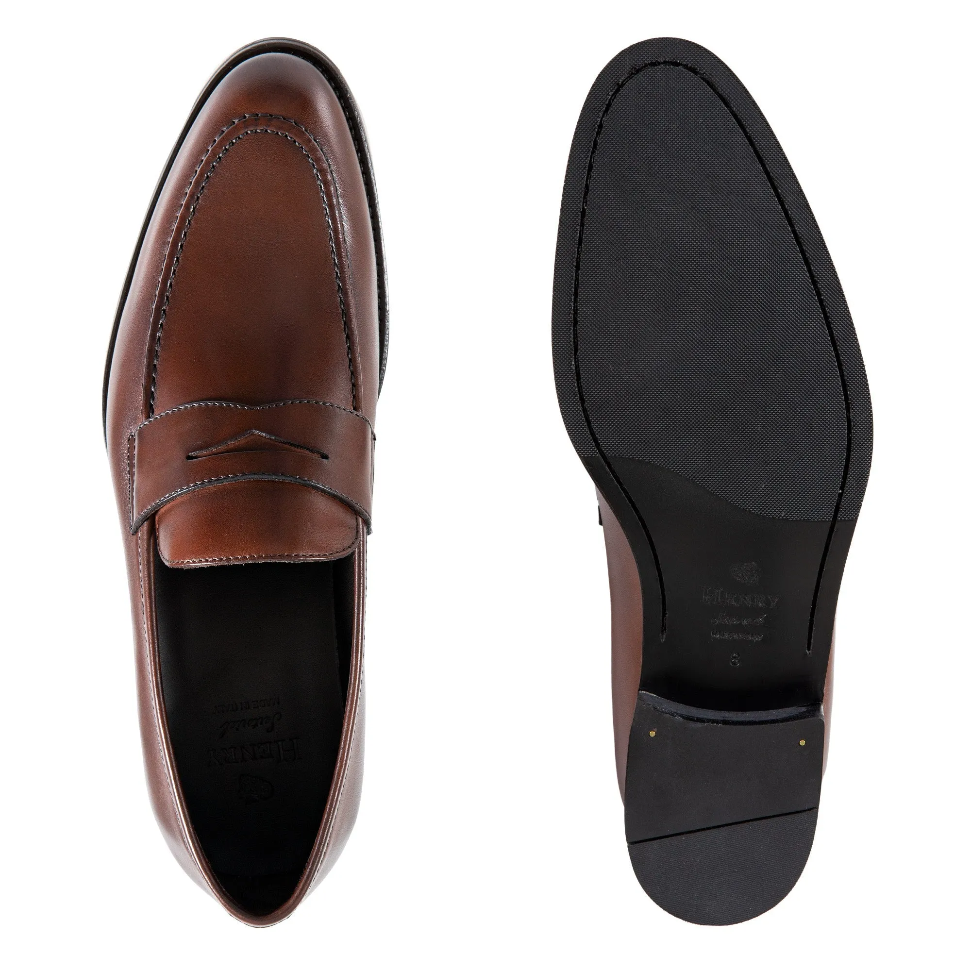 HENRY SARTORIAL Blake Loafers BROWN