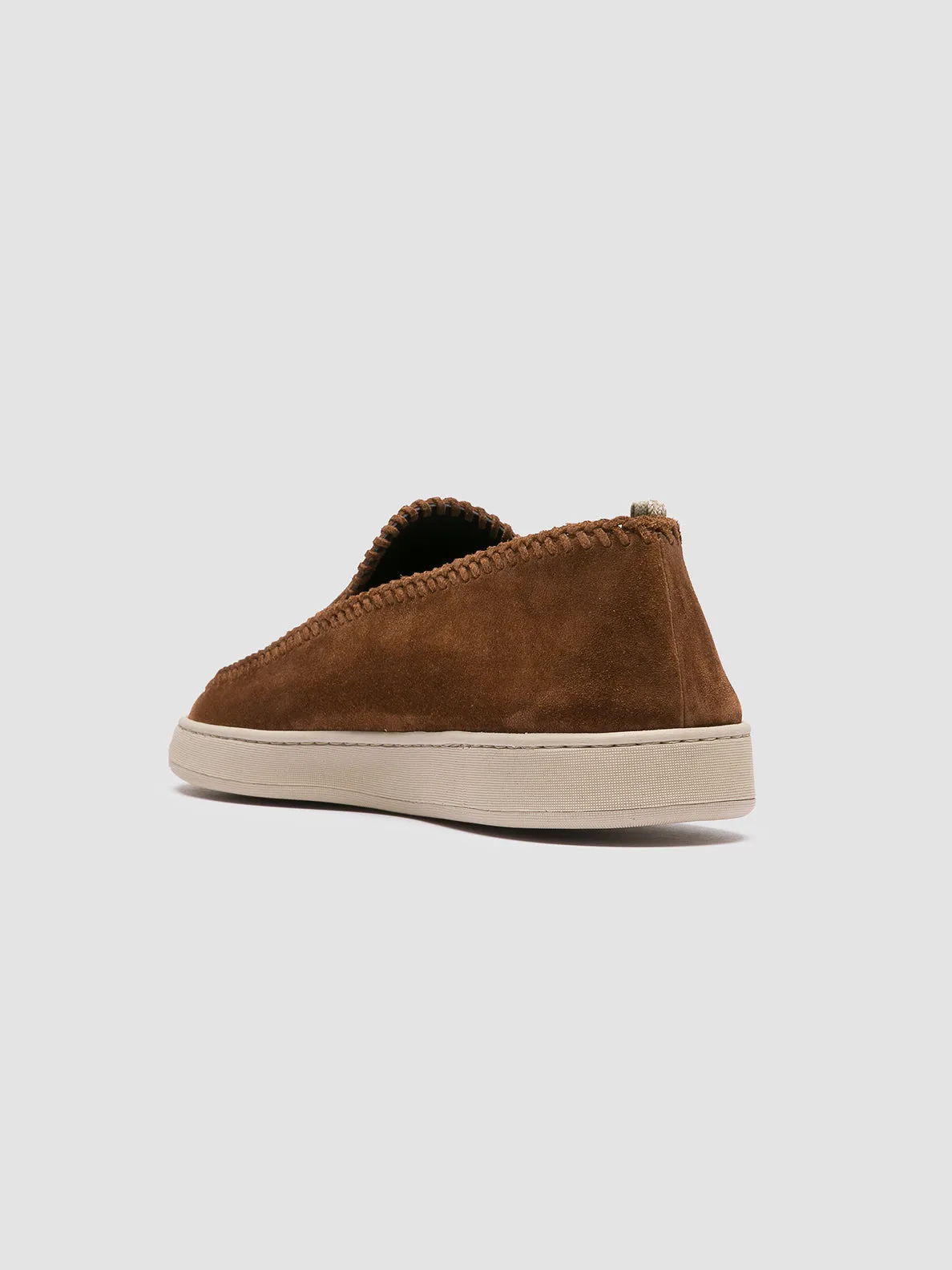 HERBIE 011 - Brown Suede Penny Loafers