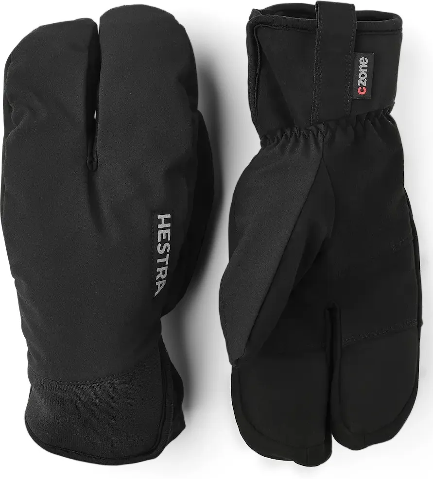 Hestra CZone Mistral Split Mitt Black | Buy Hestra CZone Mistral Split Mitt Black here | Outnorth