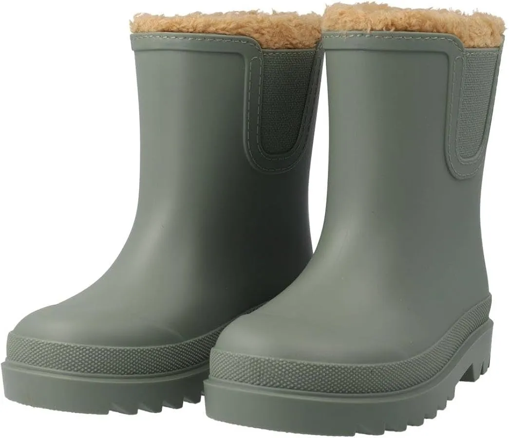 Igor: Tokio - Furry Wellie Boot (Green)