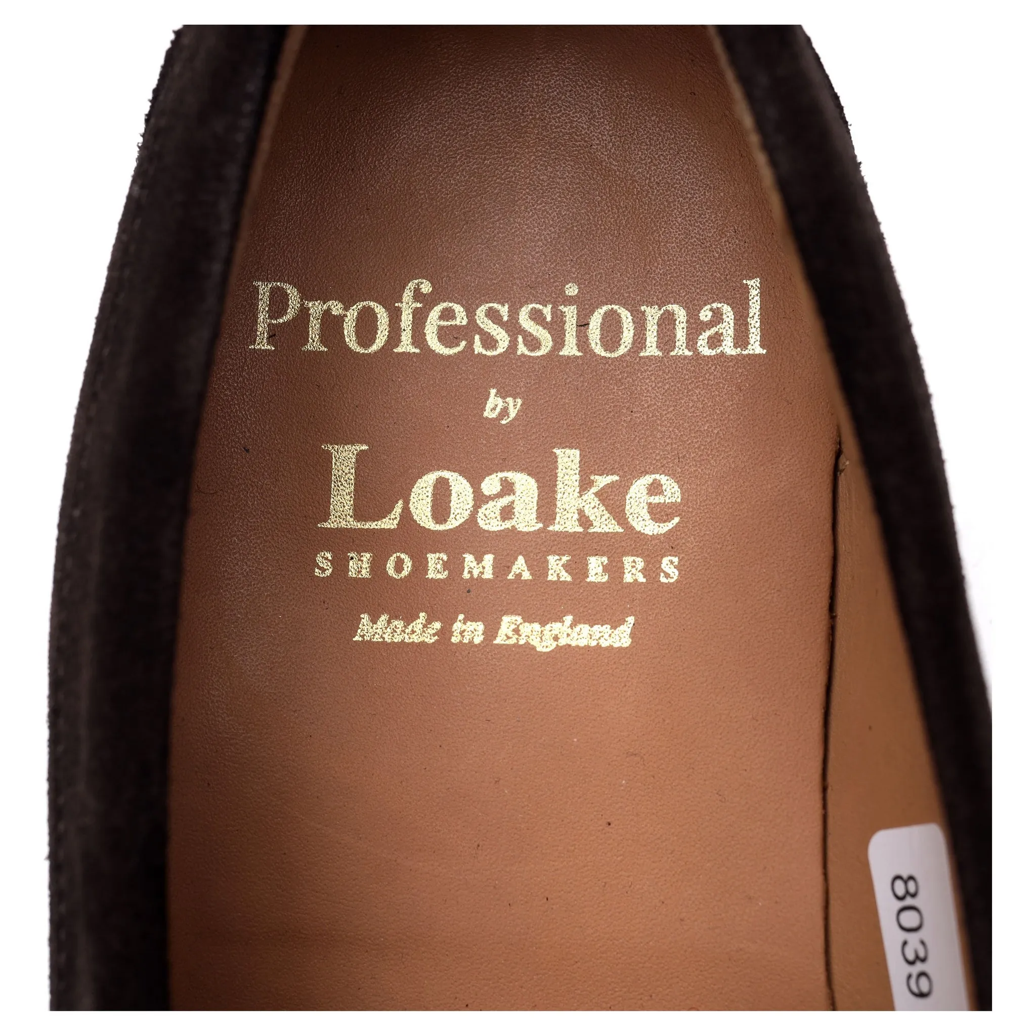 'Imperial' Dark Brown Suede Loafers UK 7 F