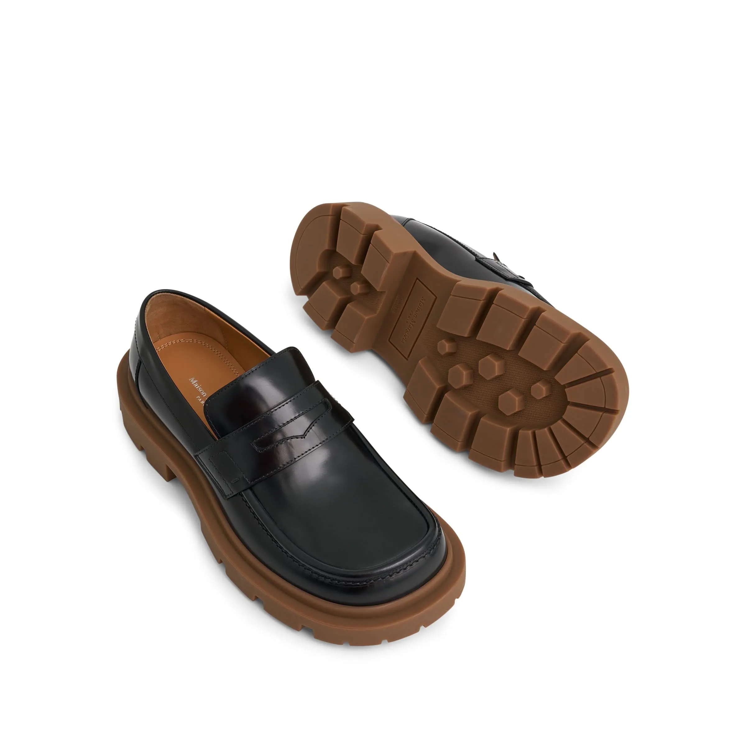 Ivy Loafer in Black/Honey