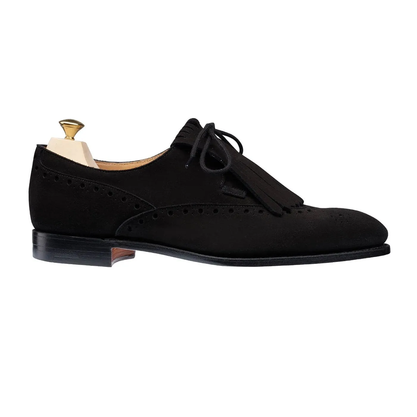 Jessica Black Calf Suede