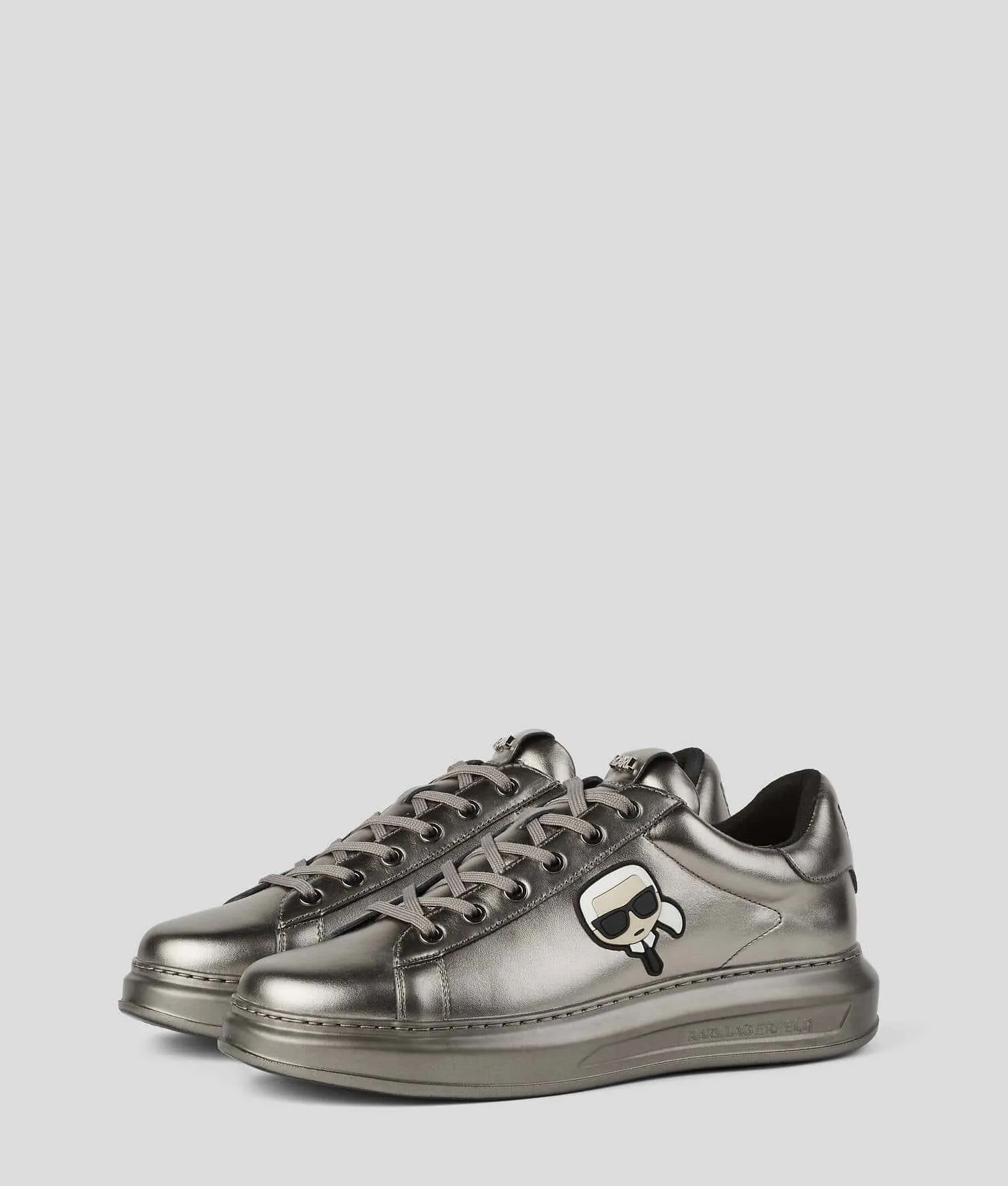 KARL LAGERFELD - Kapri Metallic Sneakers