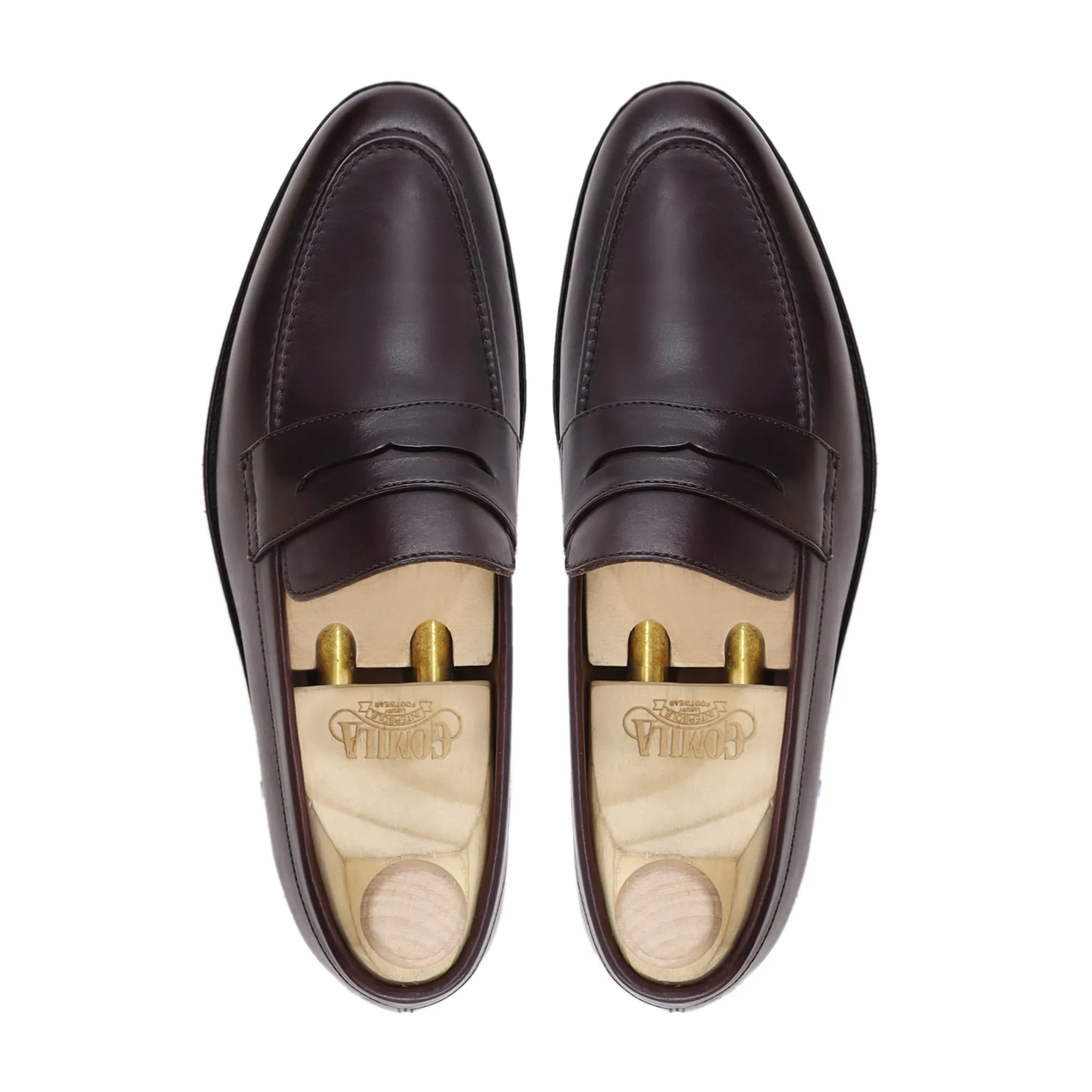 Kenia - Men's Dark Brown Calf Leather Loafer