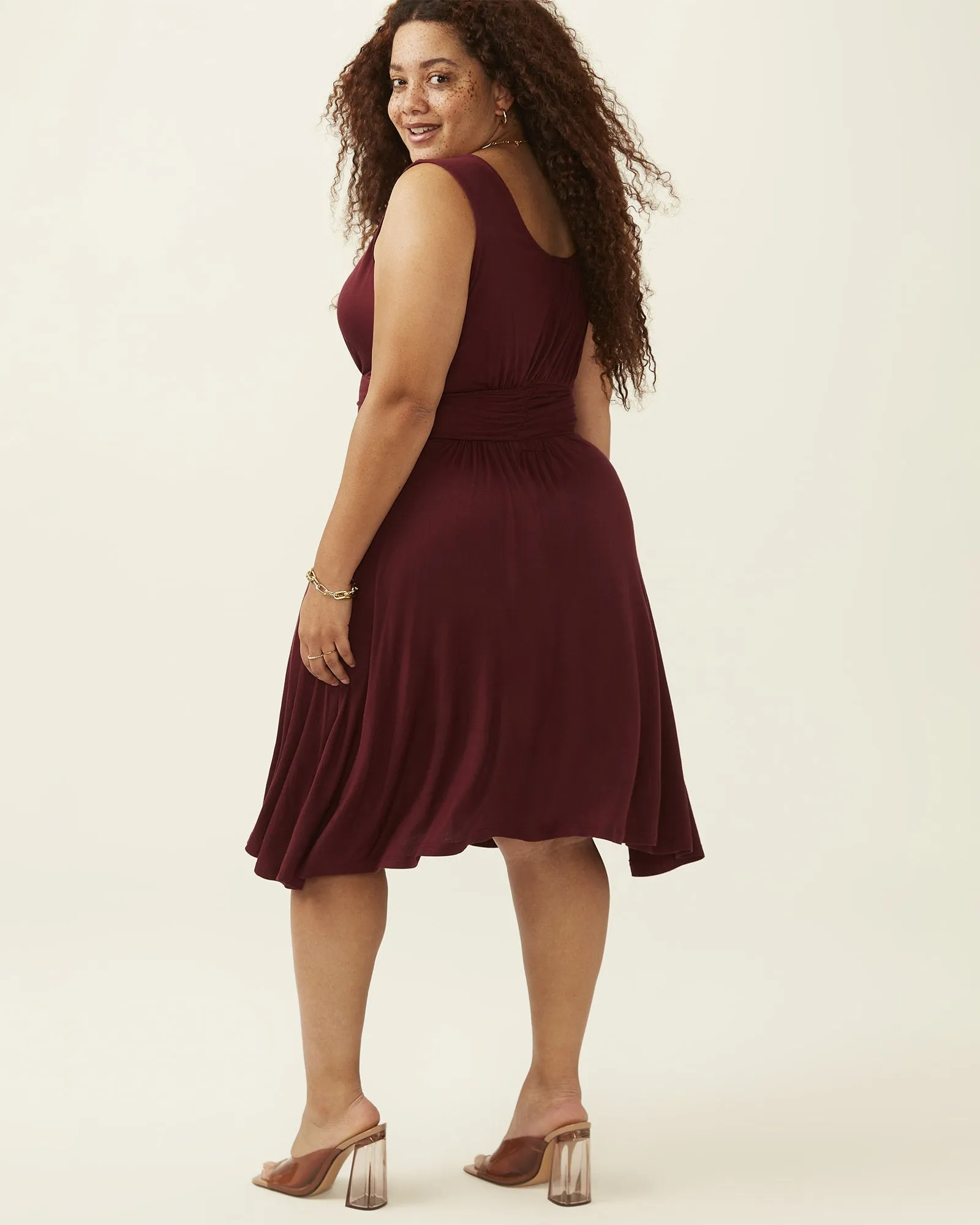 Kortney Tank Dress | Burgundy